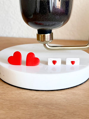 Love Letters & Heart Studs