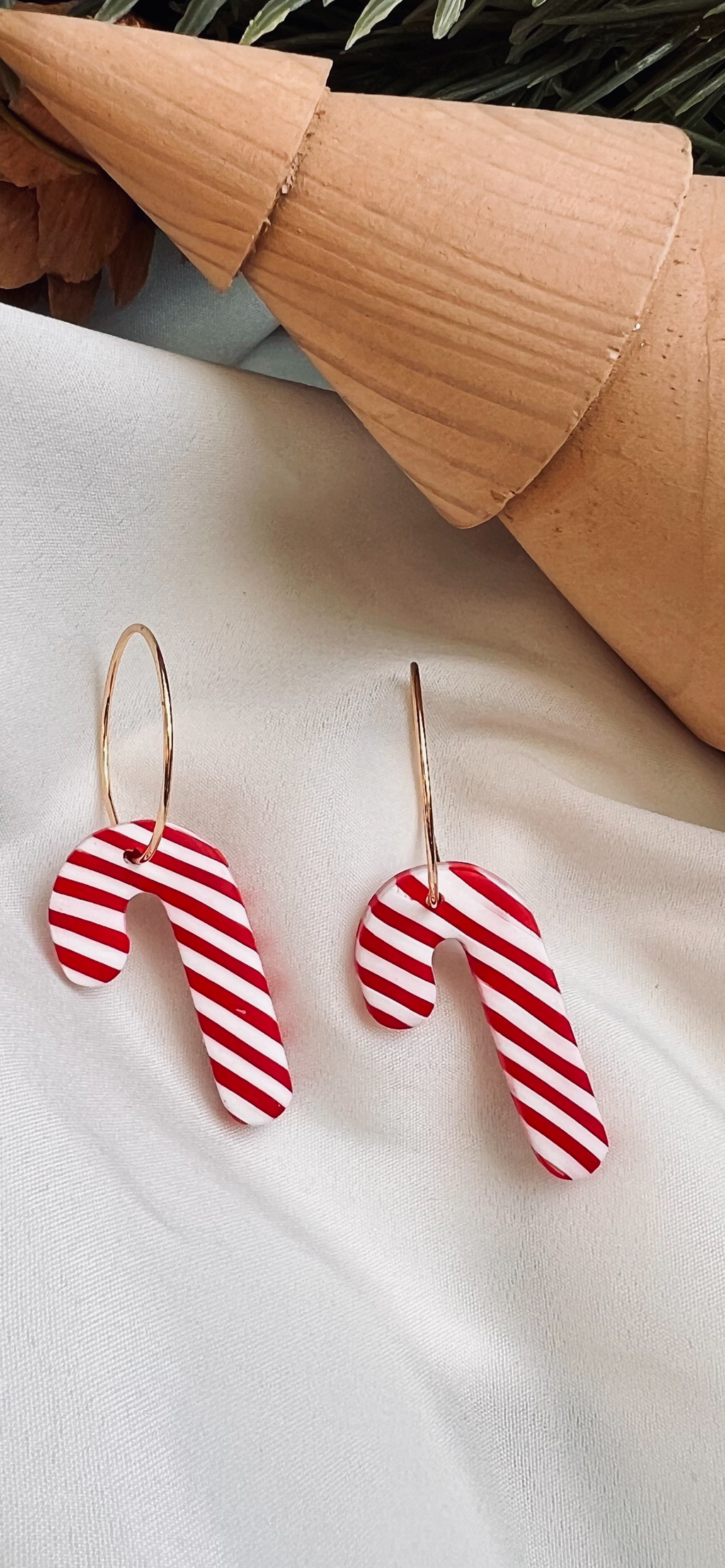 Candy Cane Hoops